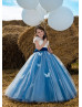 Adorable Lace Tulle Butterfly Flower Girl Dress